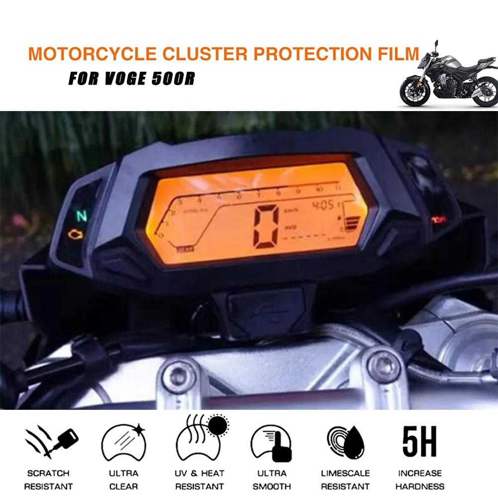 Motorcycle Accessories Cluster Scratch Protection Film Dashboard Screen Protector For LONCIN VOGE 500R 500 R 500r 500 r