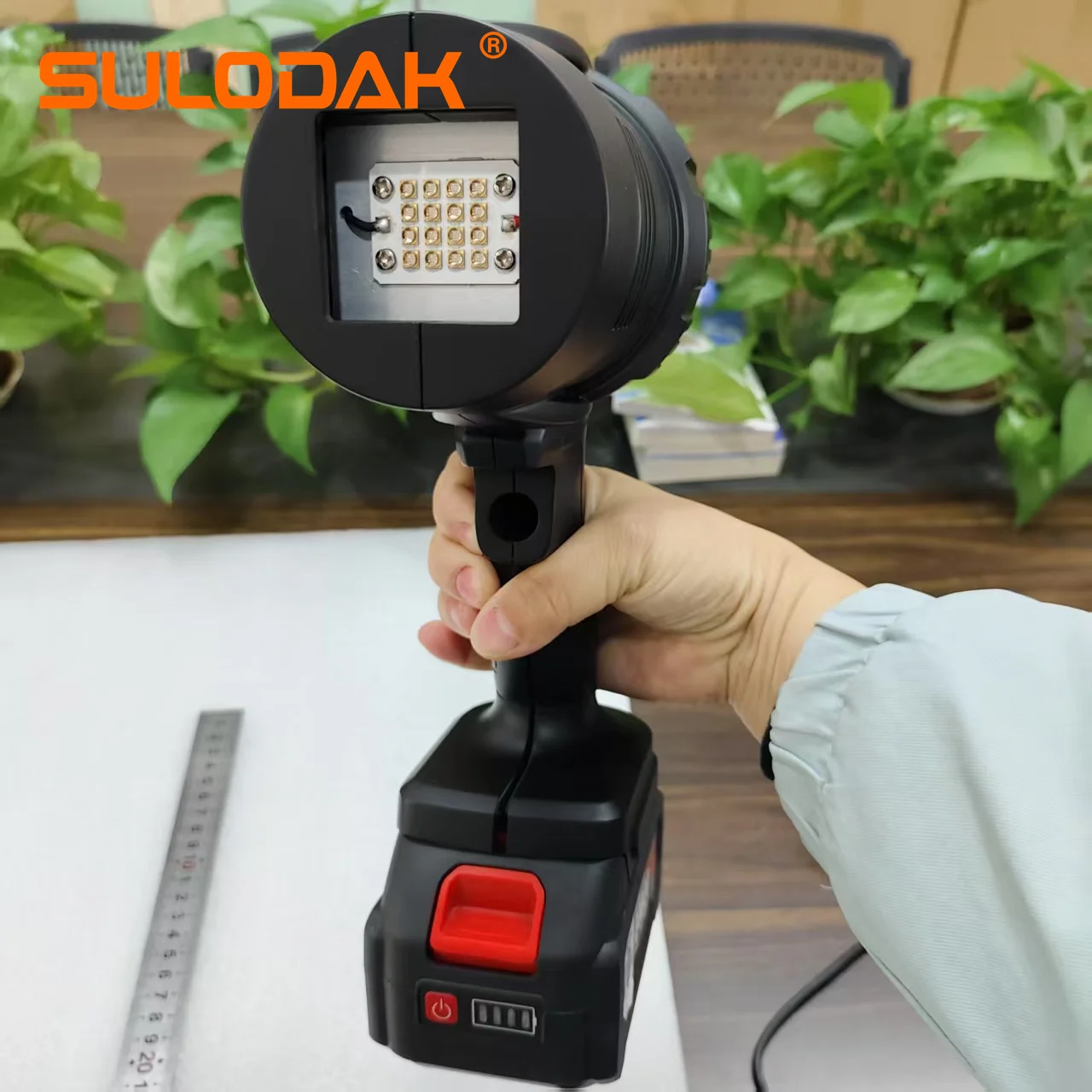 

Portable Rechargeable Lamp LED Car Paint Flaw Detector Wireless Automotive Sheet Metal Curing Light For Paint Drying