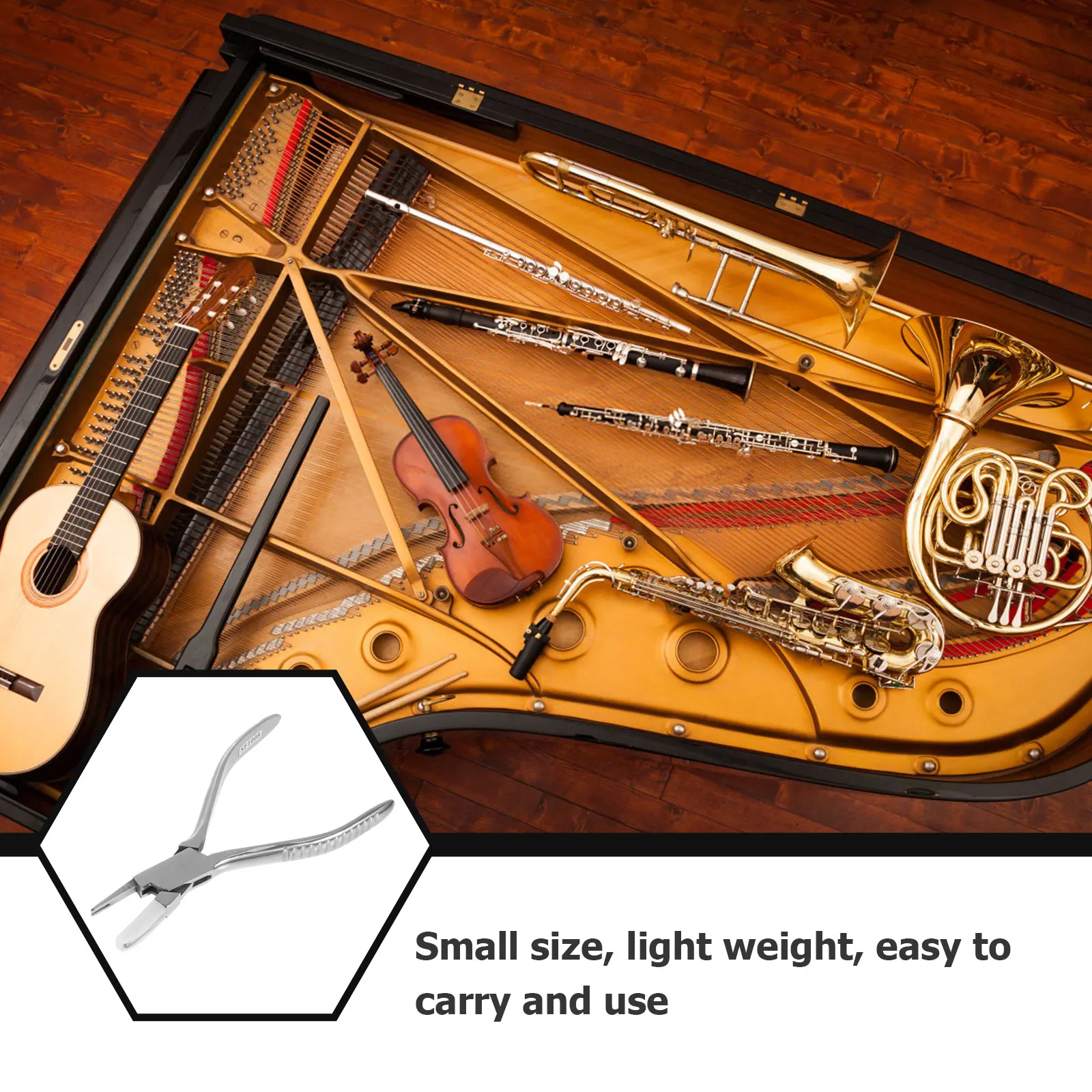 

Jaw Broken Spring Removal Pliers Alto Sax Repair Tools Musical Instrument Clarinet