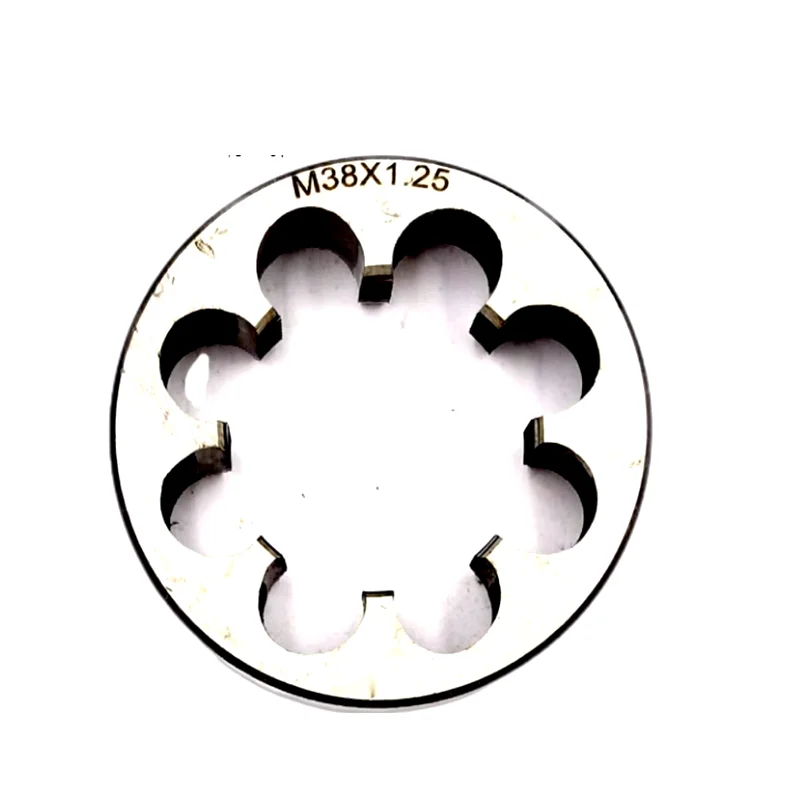 1PCS HSS Metric Thread Right Left Round Die M37 M38 M39 M40 X3 X2 X1.5 X1.25 X0.75 Screw Threading Dies