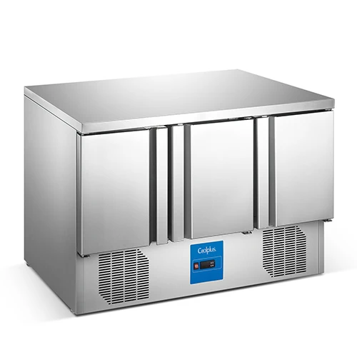 

Изготовленный на заказ коммерческий охлаждающий стол для приготовления пиццы, холодильник под столом, холодильник