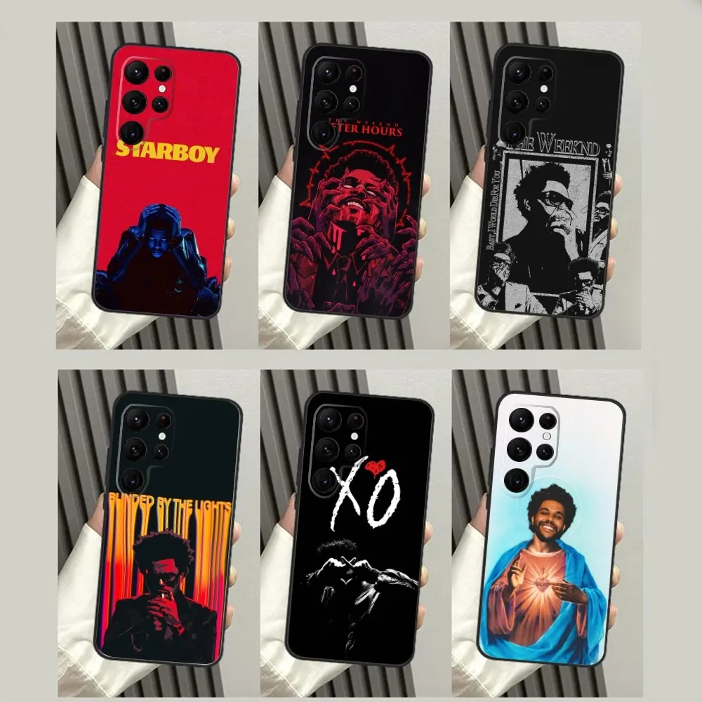 The W-Weeknd Phone Case For SamsungS23,S22,S21,S20 Ultra Pro S10,S30Plus,S9,20lite Ultra Black Cover