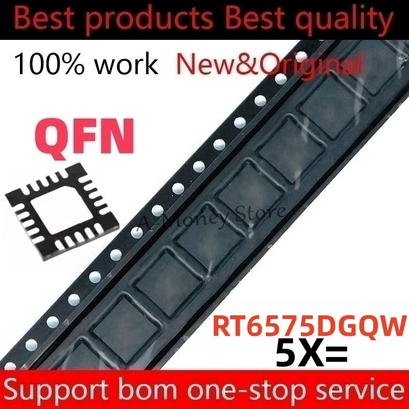 

(2-5pcs)RT6575D RT6575DGQW 5X=1E QFN-20