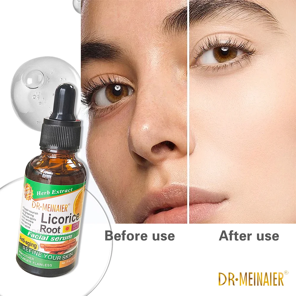 

12Pcs Shrink Pore Facial Serum Licorice Root Essential Oil Anti Acne Wrinkle Oil Control Blackhead Removal Liquid Face Skincare