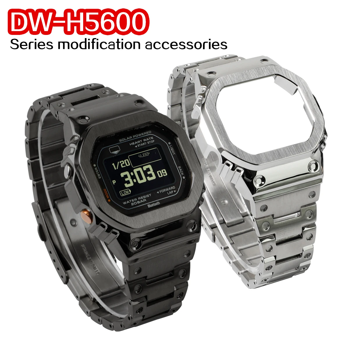 stainless-steel-case-strap-watch-modification-accessories-compatible-with-dw-h5600-model