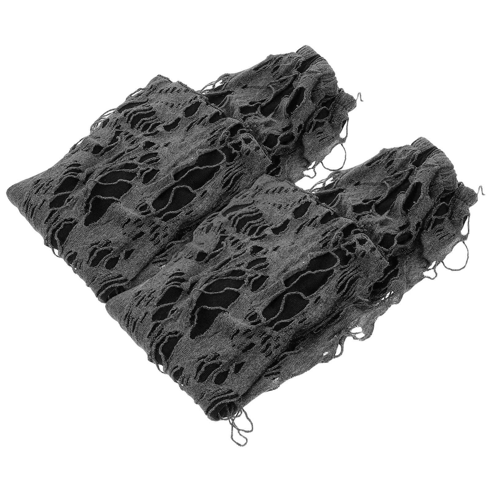 

1 пара рваных дышащих тонких рукавов в стиле панк, модные гетры для Хэллоуина, аксессуары для готического костюма