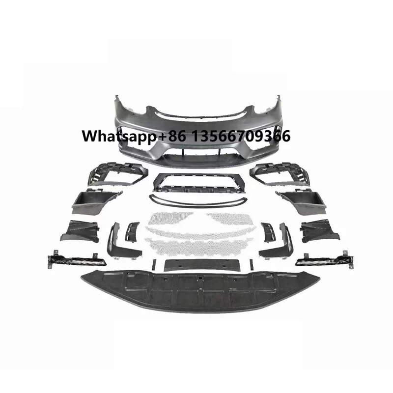 

Hot Selling for Style Front Bumper Facelift Body Kits for Porsche Cayman Boxster 981 2012-2015 Upgrade 718 982 2016+ Car