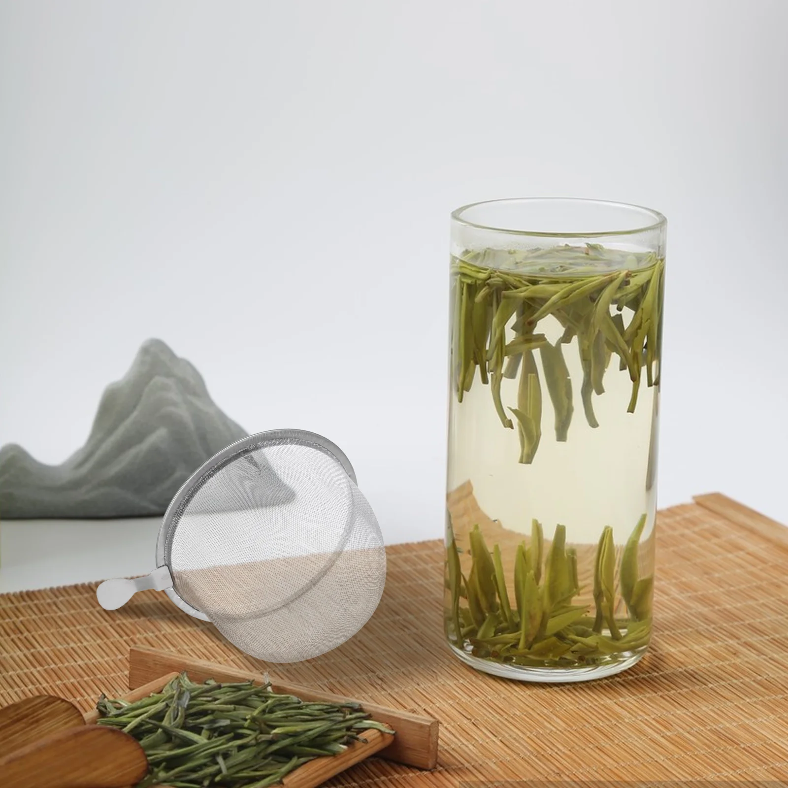 

Tea Strainer Stainless Steel Fine Mesh Loose Tea Filter Insert Infuser Pot Accessory Practical Teapot Strainers