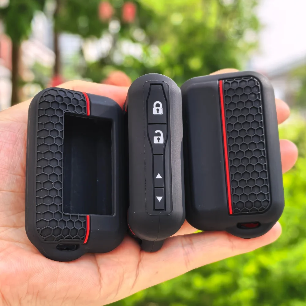 جديد سيليكون مفتاح غطاء مناسبة ل Starline E90 E60 E91 E61 E63 E65 E85 E92 E95 E96 سيارة مكافحة سرقة LCD جراب لريموت السيارة #1
