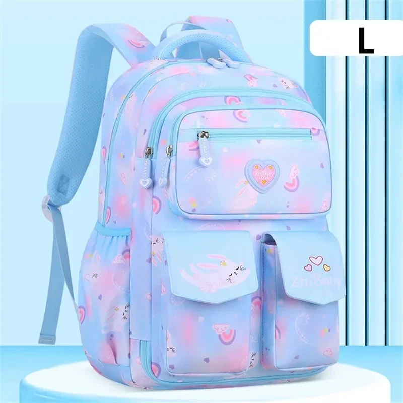 Orthopedic Kids School Bags for Girls Gradient Color Grades 1-3-6 Children Backpack Kids Rucksack Mochila Get Free Pendant