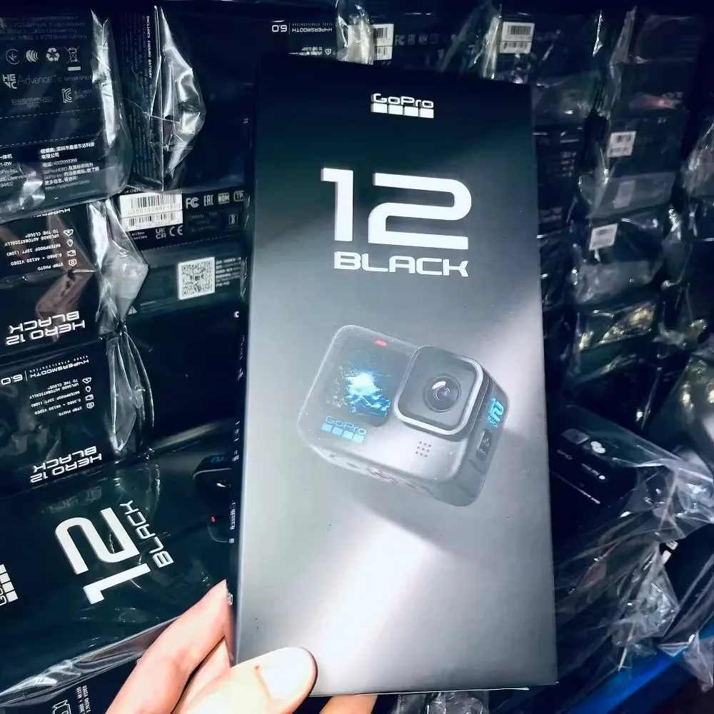 أصلي 100% جديد --- GoPro Hero12 13 كاميرا الحركة السوداء إصدار المبدعين Go Pro HERO12 5.3K 60+ مقاومة للماء