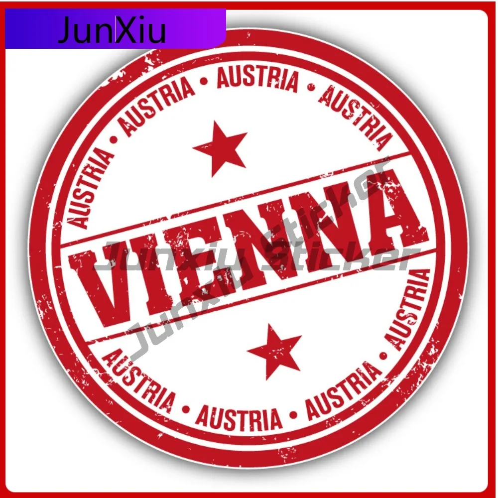 

Vienna Austria Creative Sticker Stamp Car Decal Bumper Stickers Anime Style Truck Use For Door Panel Car Sticker Accessories