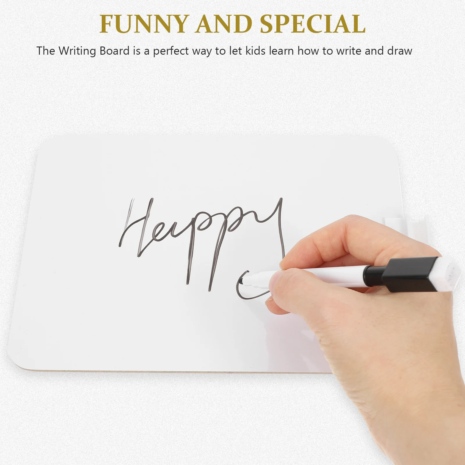 

1Set Kids Writing Pad Erasable Whiteboard Portable Dry Erase Board for Students Reusable Answer Board Educational Gift