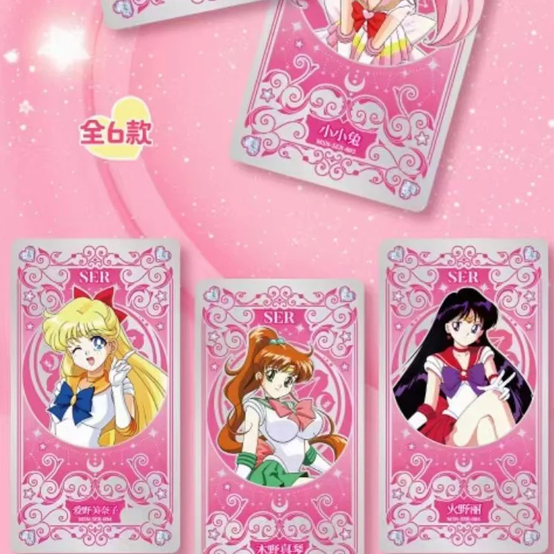 Limitowana sprzedaż Sailor Moons New Style Sexy Card ACG Goddess Story Adult Hobbies Loli Girls Loong Year Collect Card Holiday Gift