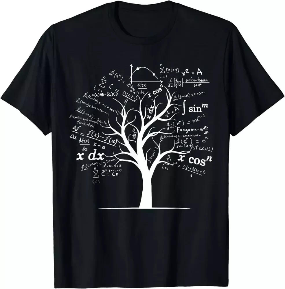 Funny Calculus Tree Gift For Math Teacher And Math Lover T-Shirt S-5XL