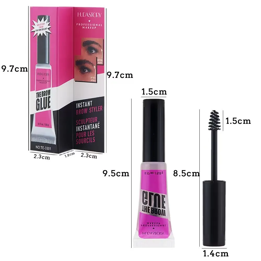 DJBS New eyebrow shaping adhesive eyebrow pencil, naturally waterproof, long-lasting, non fading, non smudging, naturally wild