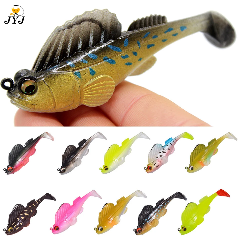 1pc 5.5cm/8cm 7g 10g 14g 20g Simulation Tidal Flats Dark Sleeper beach jumping fish Soft Baits High Quality Fishing Lures