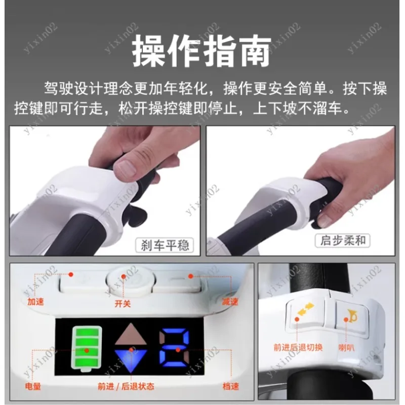 

Складной трехколесный электросамокат: легкий, портативный, с питанием от аккумулятора, одобренный для использования в аэропортах, для путешествий