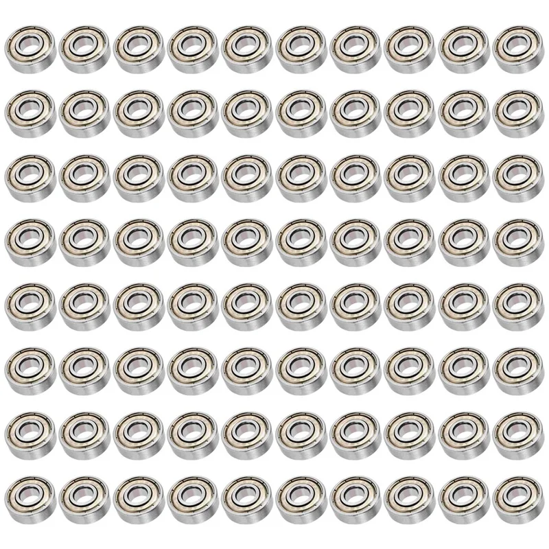 80Pcs 608ZZ Bearing 8X22X7 mm ABEC-5 Skate Stroller Miniature 608 ZZ 608Z 608 2Z Bearing-AB09
