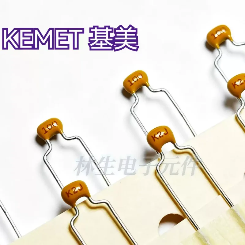 10-100pcs KEMET COG/NPO 10PF 200V ceramic single stone capacitor 100 K2J imported from the United States