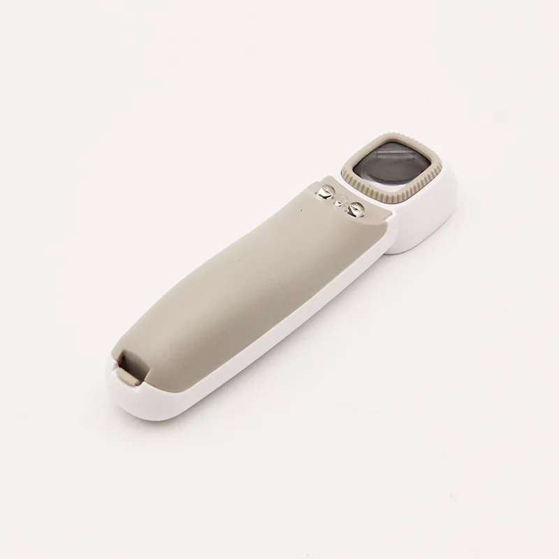Handheld Magnifier Led Lamp Uv Lamp Square Lens High Magnification High-Definition Identification Magnifying Glass
