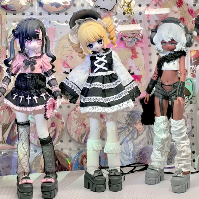 Doces bolso caixa cega 1/6 bjd monstro bonito menina doces galáxia kawaii móvel boneca animal ação estatueta modelo brinquedos aniversário gif