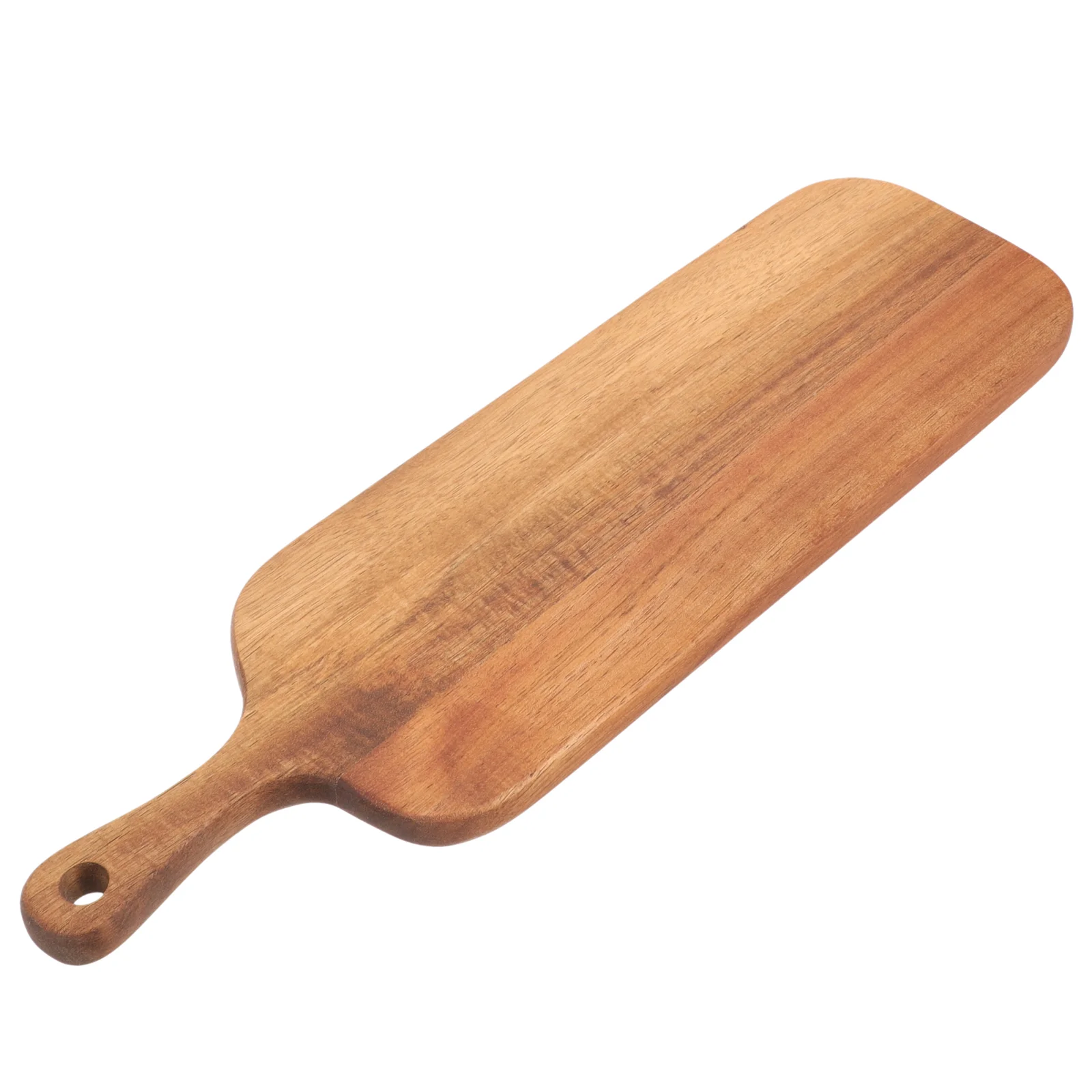 

Long-handled Acacia Wood Cutting Board Solid Household Wooden Creative Photo Props Serving Charcuterie Cutlery Tray Decorate