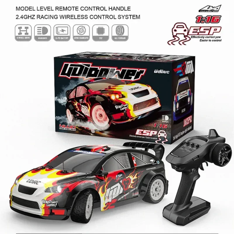 UDIR/C UD1604 Pro RC Racing Car 1/16 60km/h RC Car High Speed 2.4G Brushless 4WD Drift Remote Control Drift Car Toys For Boys