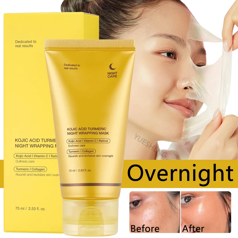 mascarilla-facial-nocturna-exfoliante-con-Acido-kojico-y-curcuma-vitamina-c-para-iluminar-y-defender-la-piel-cuidado-facial-coreano