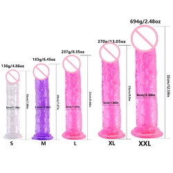 Silicone Huge Dildo For Woman Anal Plug Realistic Penis Female Dildos G-spot Orgasm Strong Suction Cup Sex Toys For Adults 18