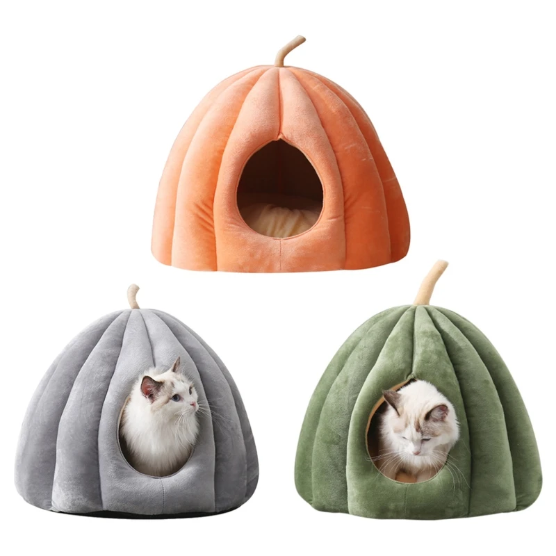 

Igloo Pet Bed House Soft Indoor Enclosed Cave Tent for Cats Kittens Puppies Drop shipping