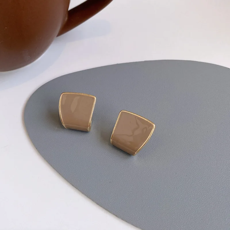 Fashion Jewelry 925 Silver Needle Vintage Temperament Geometric Earrings For Women Party Gifts Simply Design Ear Accessories