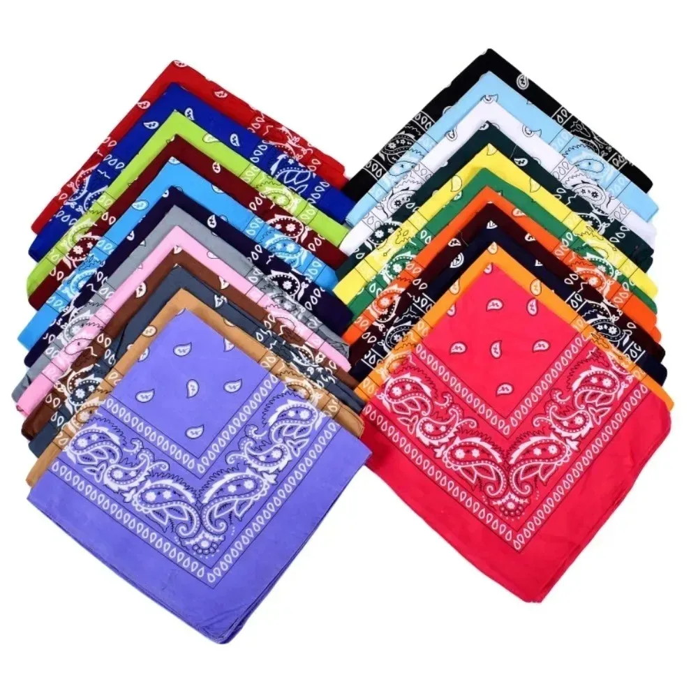 

Hip Hop Wine Red Hair Scarf Unisex Retro Square Scarves Headwear Bandanna Hair Band Neck Wrist Wrap Band Accessories