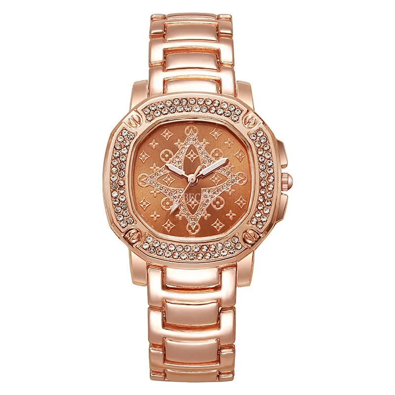 Gold Stainless Steel Fashion Women Watches New 2024 Luxury Ladies Wristwatches Rome Female Quartz Watch Gifts Clocks reloj mujer