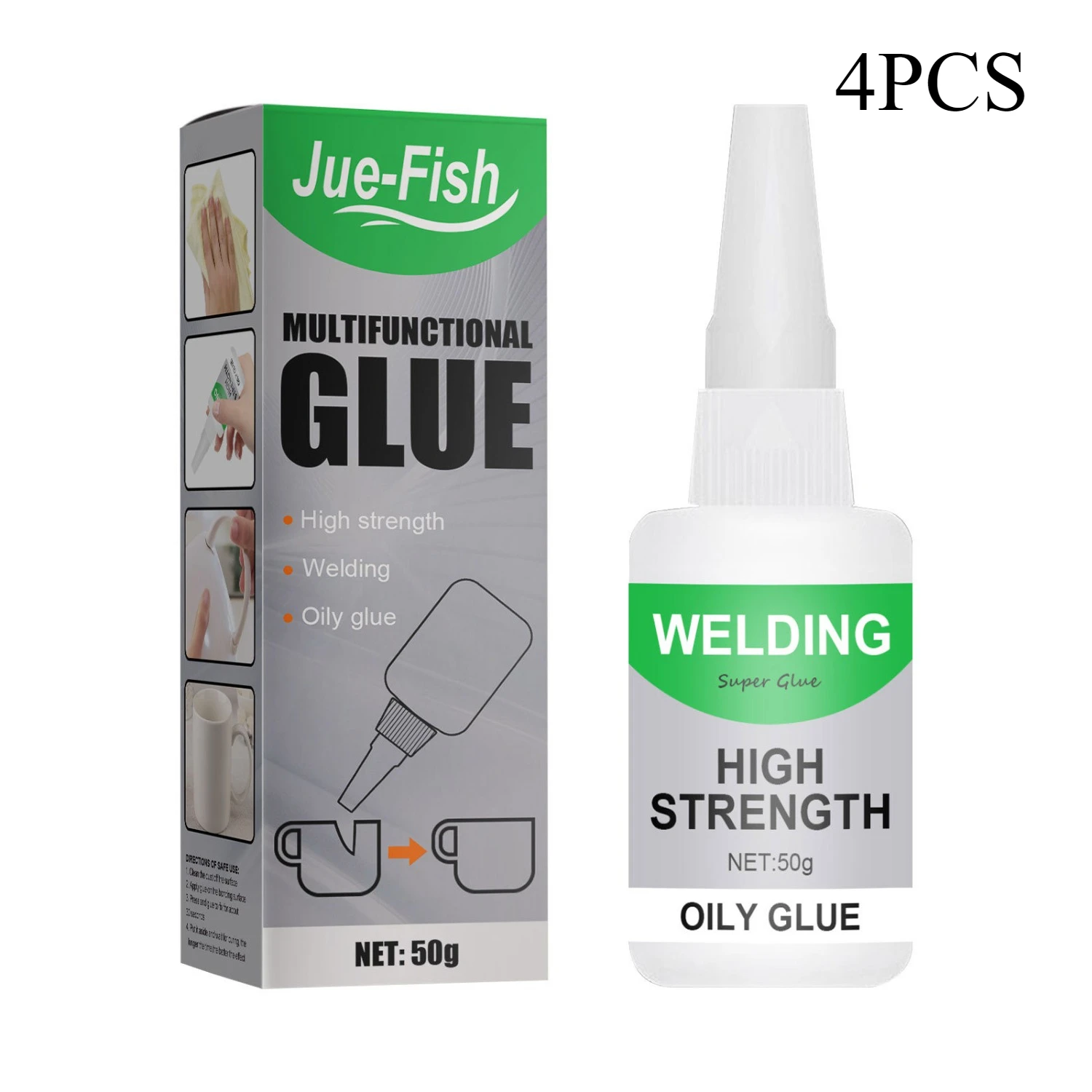 Universal Super Glue Gel - Multifunctional Crazy Glue for Metal, Plastic,Wood,Ceramics,Leather,Instant Bond,Strong Adhesion