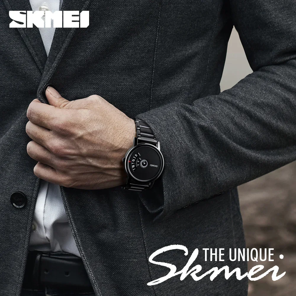 SKMEI 1260 Top Luxury Brand Wristwatches Male Clock Relogio Masculino Men\'s Quartz Watch Waterproof Full Steel Fashion Watches