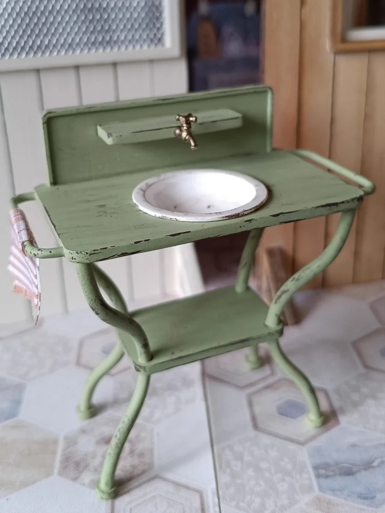 1:12 Mini Model Doll House Furniture Accessories Washbasin Garden Partition Flowerpot Bjd Ob11 Gsc Miniatures Scene Props Decor