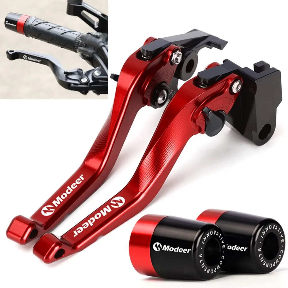 

Motor Brake Clutch Levers For Kawasaki Ninja ZX6R ZX636R ZX6RR ZX9R Z1000 VERSYS 1000 Handlebar Grips Handles Bar End Plug Cap