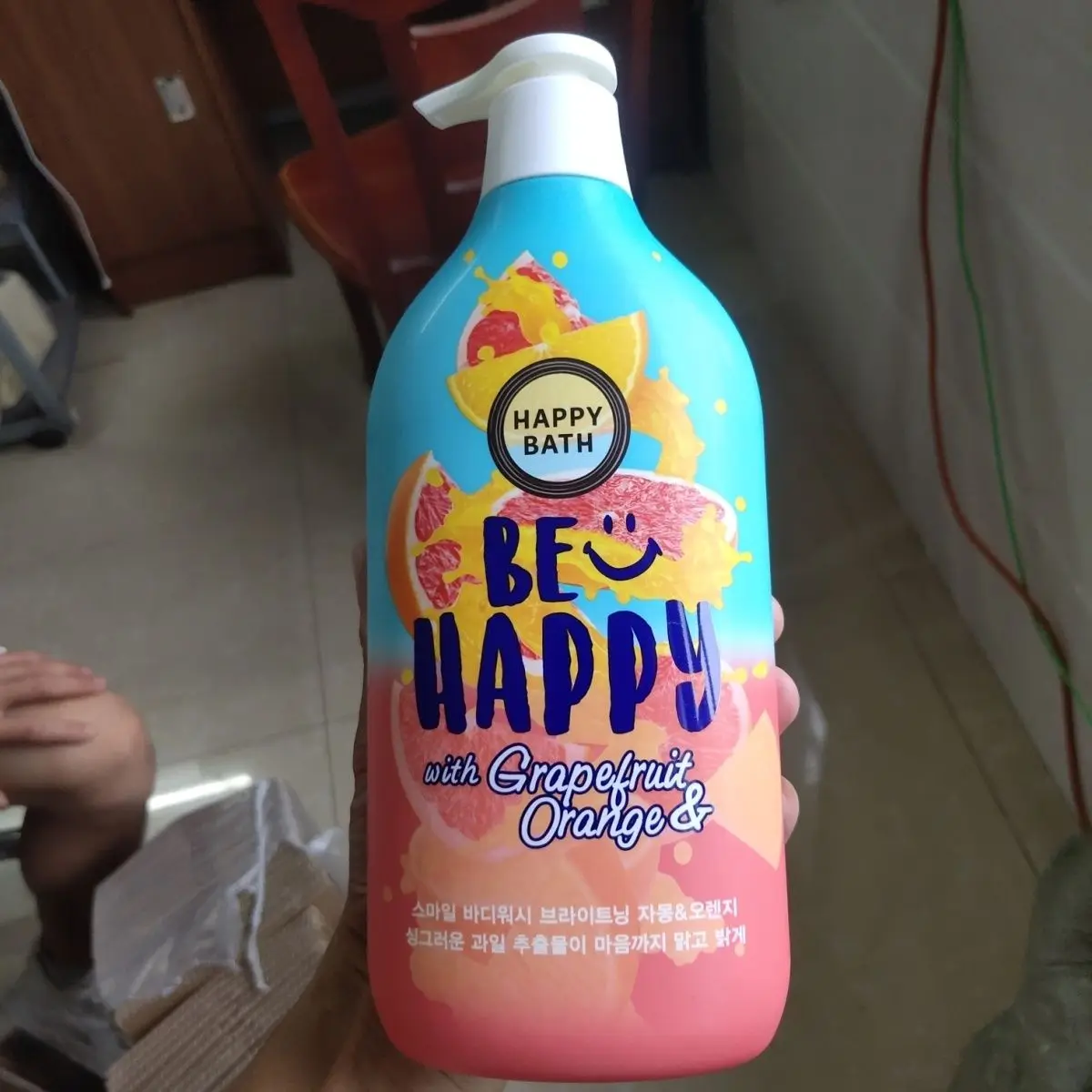 

Korean Grapefruit Lemon Shower Gel 900ml - Cherry Blossom Raspberry Orange Scent Fiesta