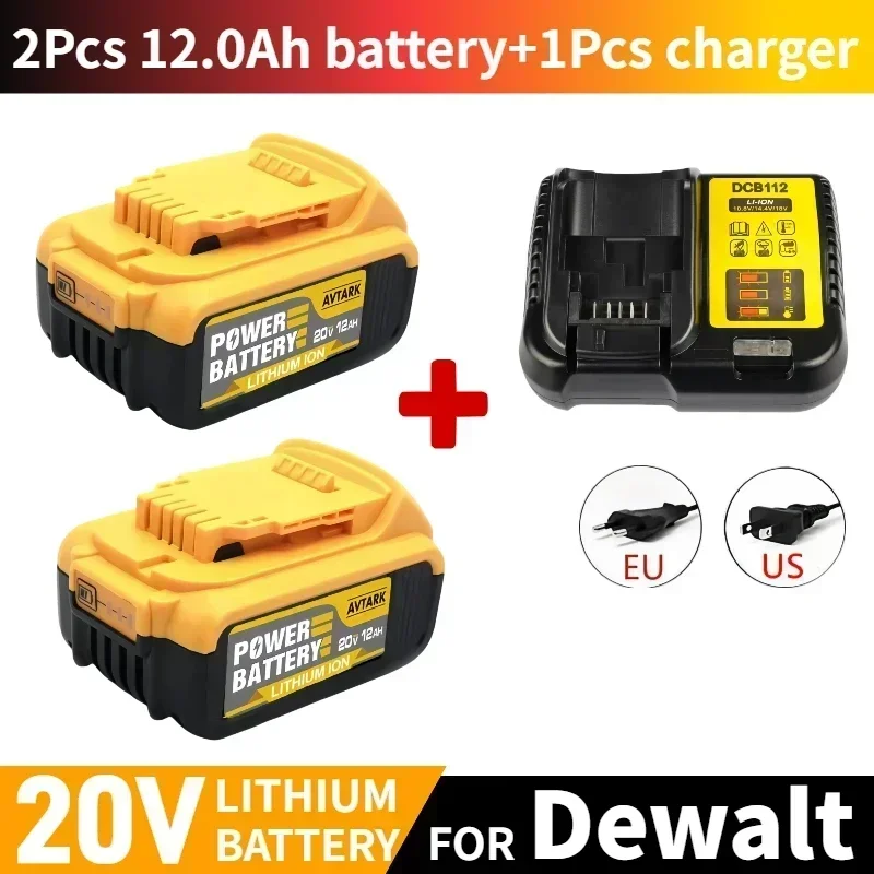 

100% new product For Dewalt electric tool battery, 20V, 12000mAh,12.0Ah, DCB206, 20V, DCB205, DCB204-2, DCB201