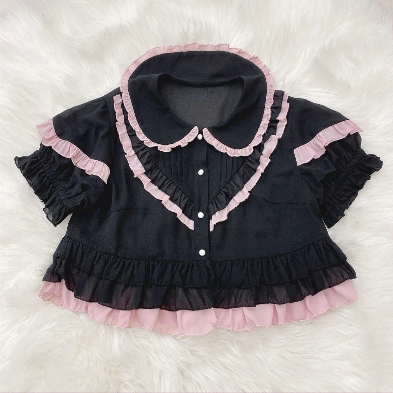 Victorian Gothic Lolita Jsk Dress Women Kawaii Cartoon Bunnry Plaid Print Birthday Party Dresses Girls Sweet Cute Princess Dress