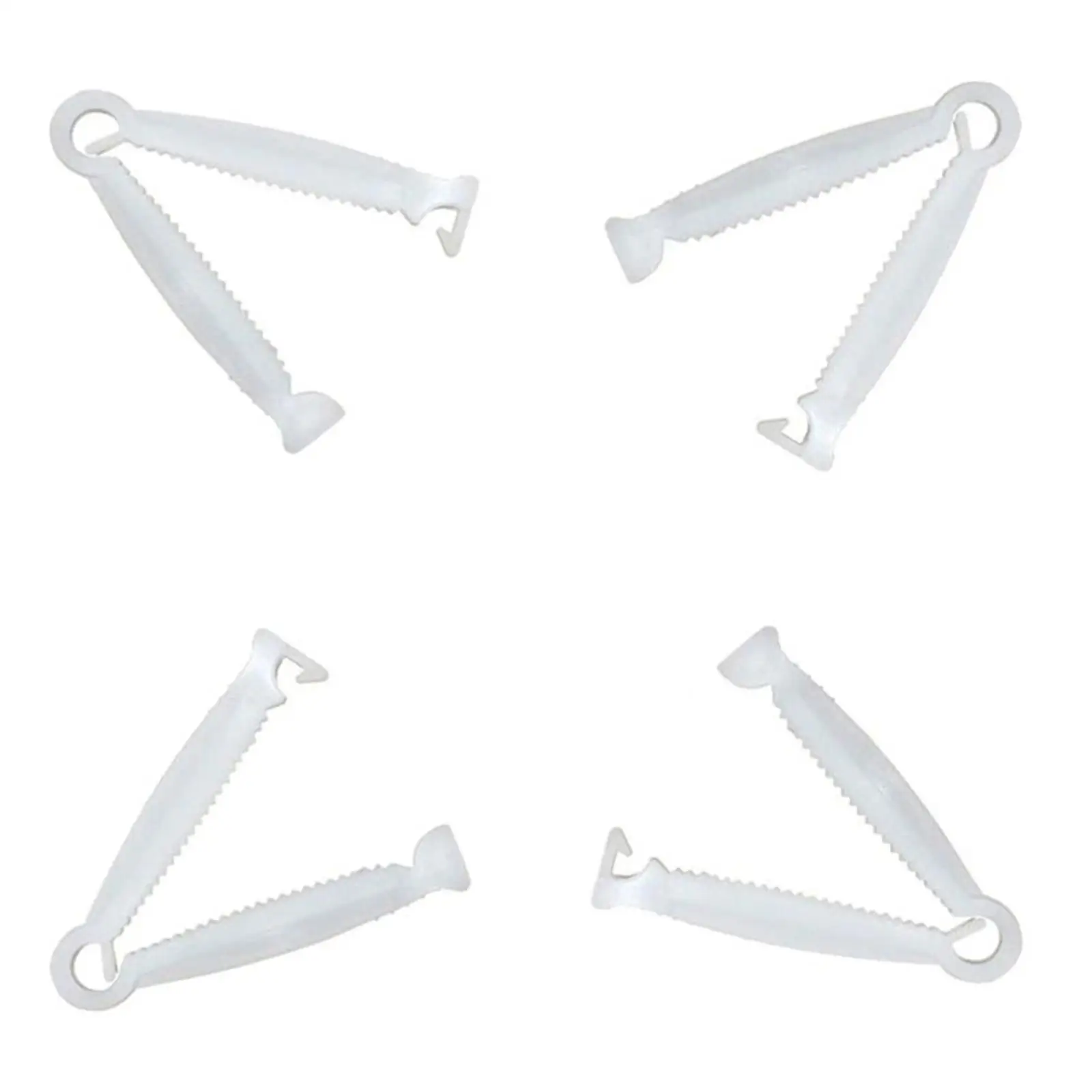 50x 돼지 탯줄 클립 및 포셉 흰색 탯줄 클램프 플라스틱