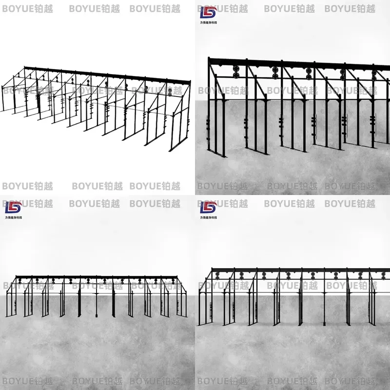 Custom Heavy Duty Power Rack Squat Cage Multifunctional Strength Training Station Free Standing Fitness Equipment for Home