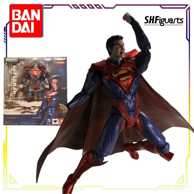 BANDAI Oryginalny S.H. Figuarts Amerykańska Seria Joker Injustice Alliance Ver Anime Figurka Model Zabawki Model Prezenty dla Chłopców