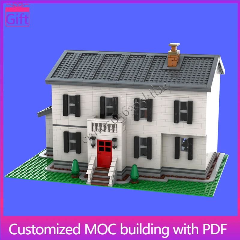 

2754 PCS Hot Selling Moc Classic American House Model Modular Building Blocks Kids Assembly Display Toys Festival Surprise Gift