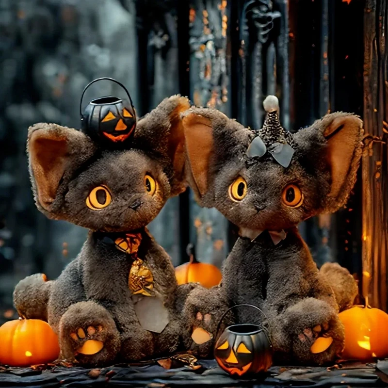 

Милая кукла Дьяна Рекс, черная кошка, Хэллоуин, рождественское украшение, подарок, каваи, плюшевая мягкая кукла для сна, модная игрушка для детей