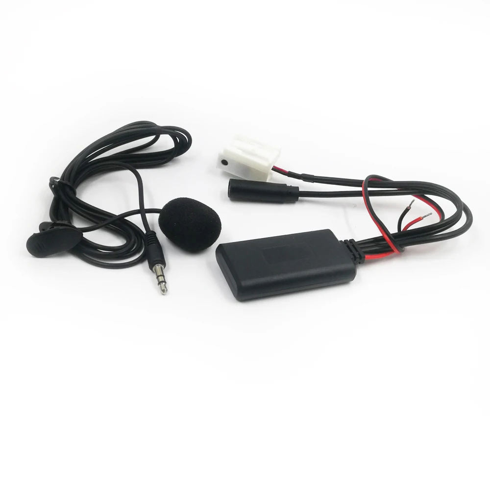Autoradio Rd4 Bluetooth-Compatibel Muziek Aux Telefoongesprek Handsfree Mic Adapter Voor Peugeot Voor Citroen 12pin