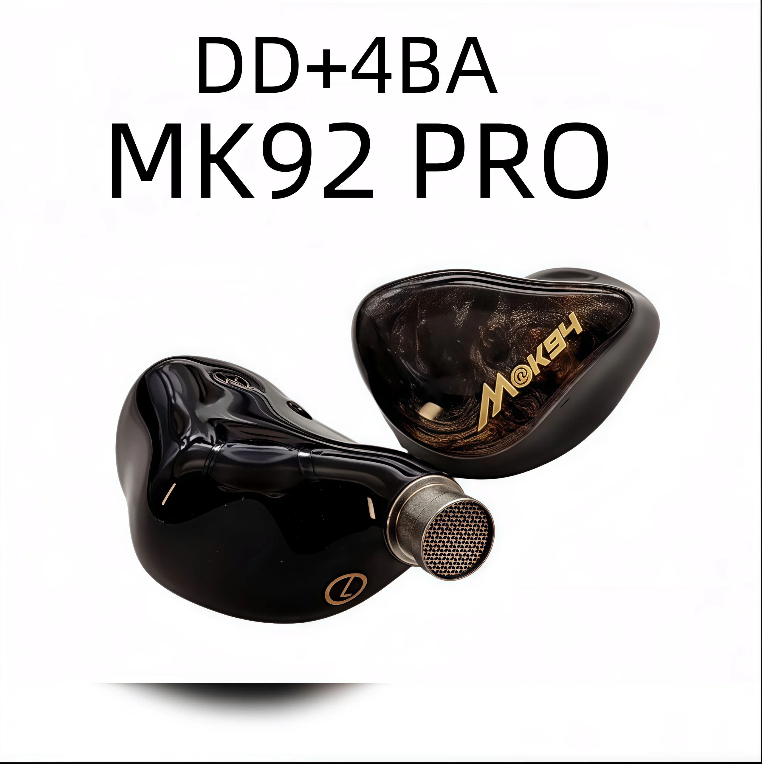 Geekyaudio MAK94 MK92 PRO 4BA+1DD Hybrid HiFi In Ear Music Monitor Studio Audiophiles Musician Stereo Bass Earphones Headphones