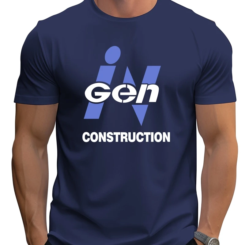

Новая черная футболка Ingen Construction Team Of Ju Park Isla Nublar T-Rex