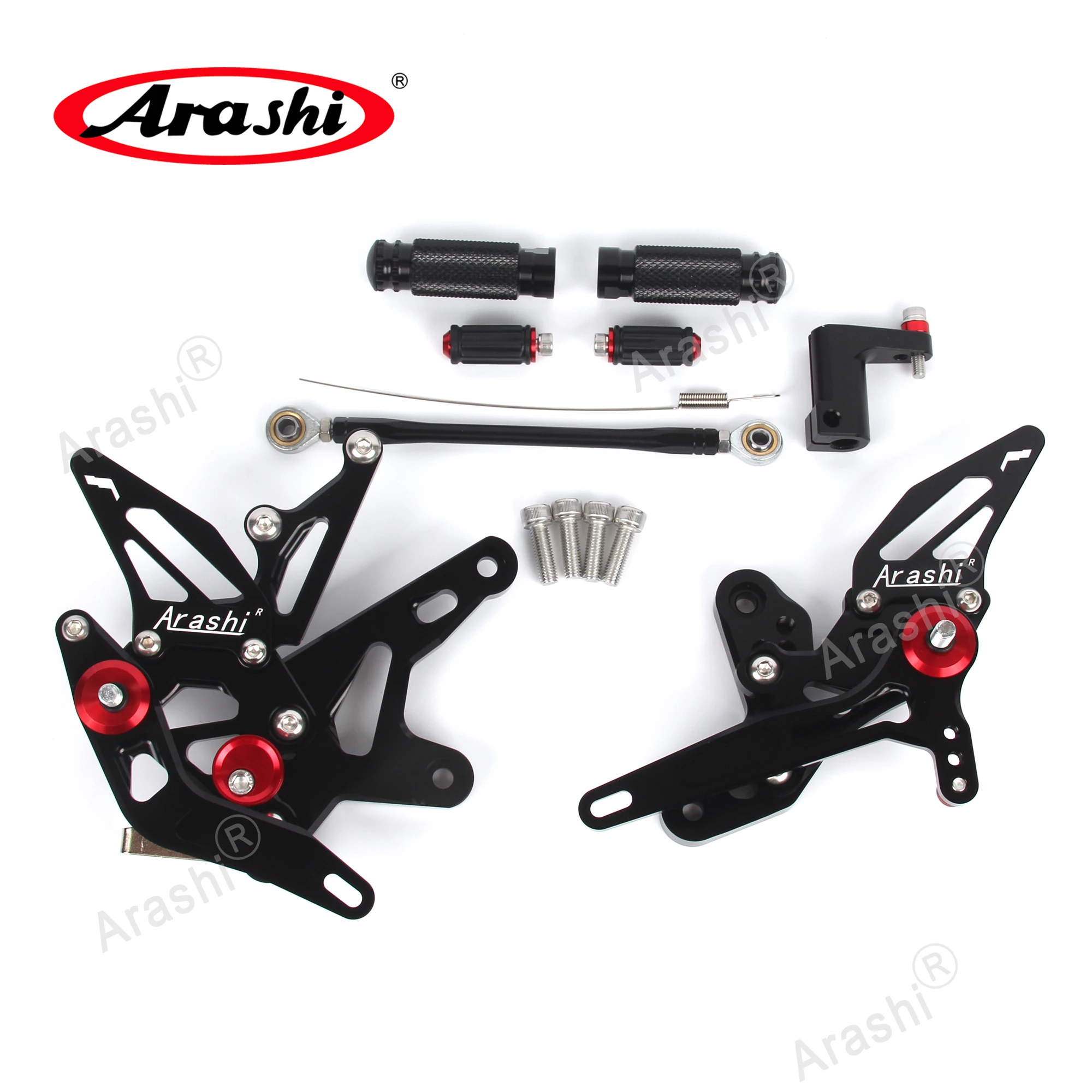 Motorcycle For KAWASAKI Ninja 400 Z400 EX400 ABS KRT Edition 2018-2023 2019 2020 CNC Adjustable Rearsets Footrest Foot Rest Pegs